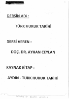 Türk hukuk tarihi-Mehmet Aydın Özeti.pdf